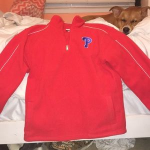 Long sleeve mock neck Phillies sweatshirt